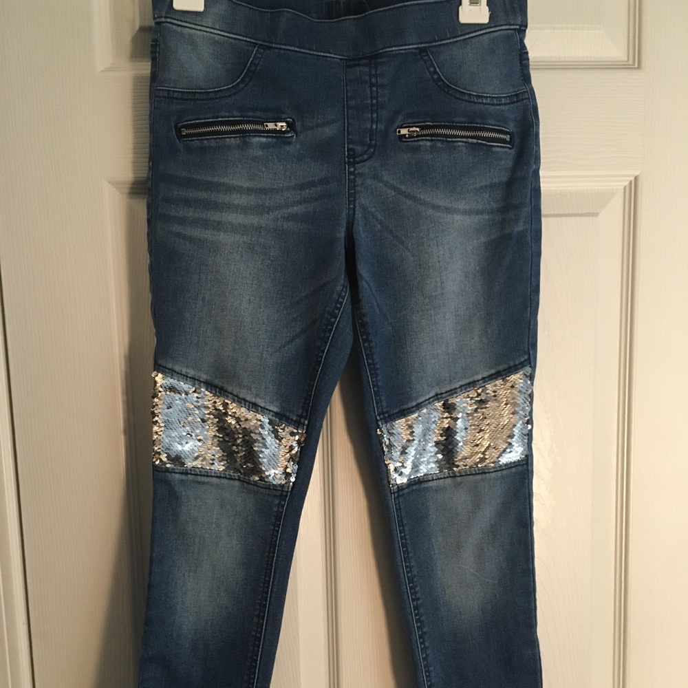 Girls Justice Mid-Rise Leggings Jeggings Size 12